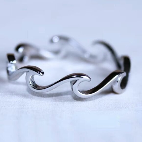 Boho Wave Ring #853 - Picture 1 of 4
